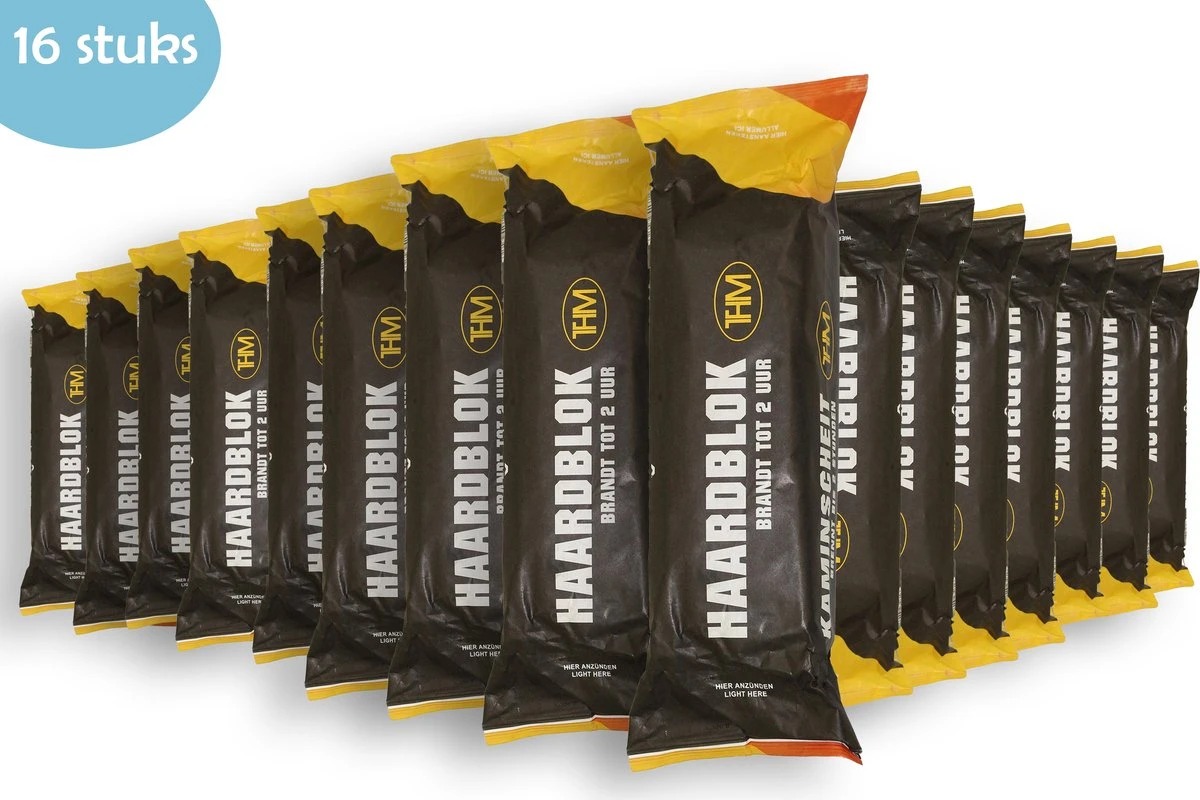 Bloc De Feu De Cheminée - Bloc De Feu 16 Pièces - 2 Heures Par Bloc - Allume-feu Avec 2 Heures De Temps De Combustion - Aides De Cheminées 1 Bloc De Feu De Cheminée - Bloc De Feu 16 Pièces - 2 Heures Par Bloc - Allume-feu Avec 2 Heures De Temps De Combustion - Aides De Cheminées