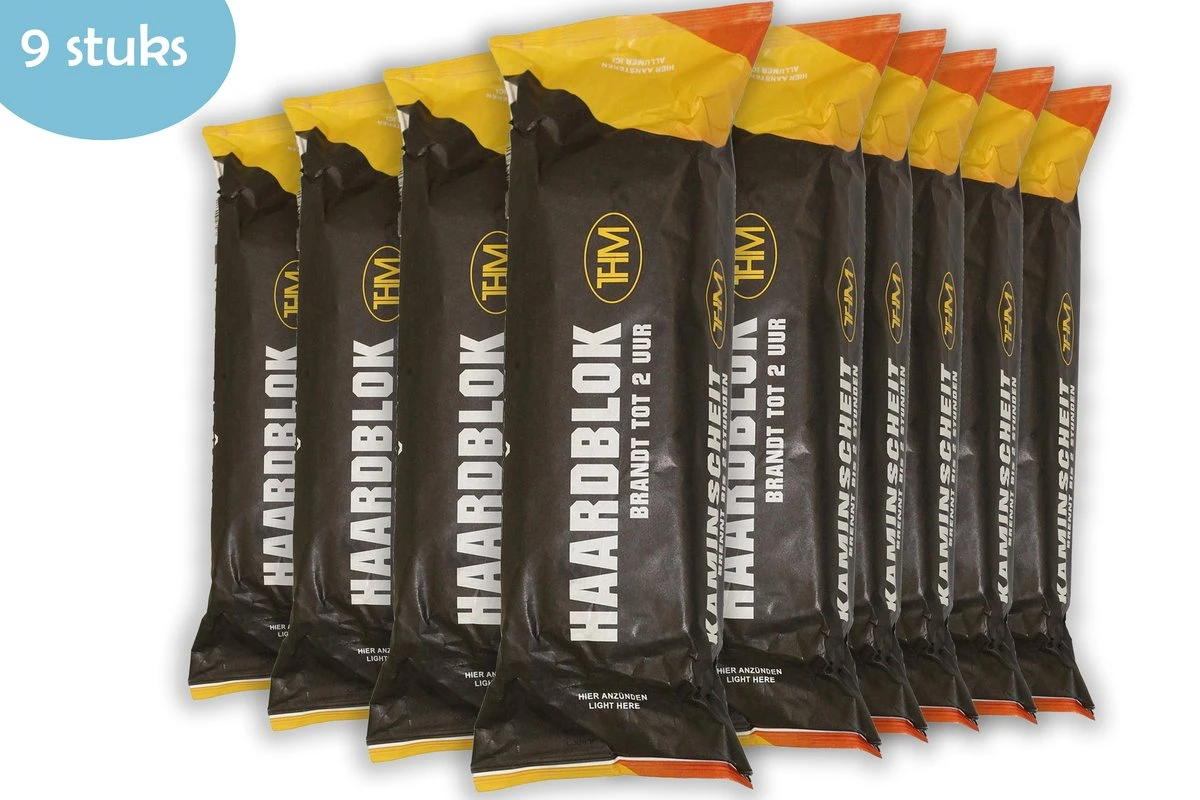 Bloc De Feu De Cheminée - Bloc De Feu 9 Pièces - 2 Heures Par Bloc - Allume-feu Avec 2 Heures De Temps De Combustion - Aides De Cheminées 1 Bloc De Feu De Cheminée - Bloc De Feu 9 Pièces - 2 Heures Par Bloc - Allume-feu Avec 2 Heures De Temps De Combustion - Aides De Cheminées