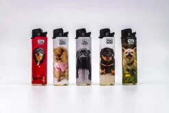 Bixi Classic 'I Love Dogs' - Briquet Climatiquement Neutre - Briquet - Briquet - Beau Design - Design - Bixi - Le Briquet Climatiquement Neutre - 5 Pièces