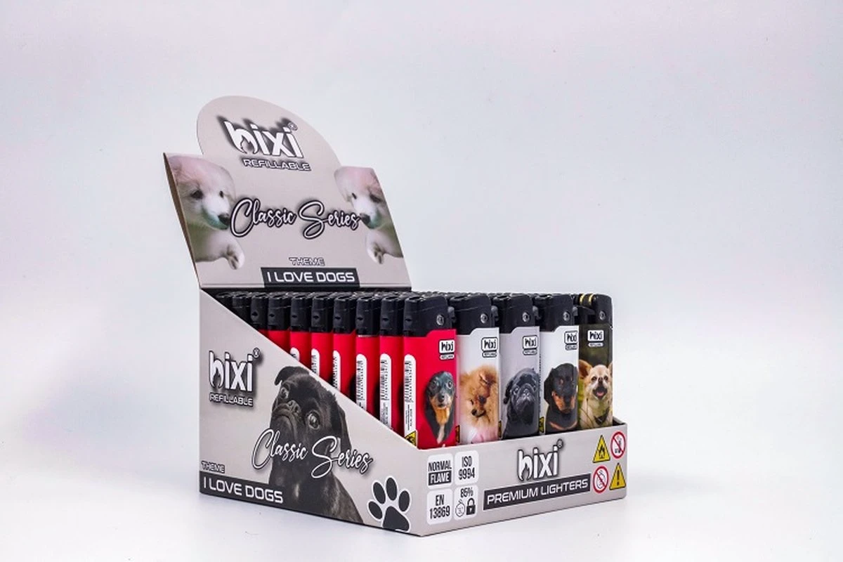 Bixi Classic 'I Love Dogs' - Briquet Climatiquement Neutre - Briquet - Briquet - Beau Design - Design - Bixi - Le Briquet Climatiquement Neutre - 5 Pièces 2 Bixi Classic 'I Love Dogs' - Briquet Climatiquement Neutre - Briquet - Briquet - Beau Design - Design - Bixi - Le Briquet Climatiquement Neutre - 5 Pièces – Image 2