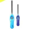 Briquet Avec Protection Enfant - Briquet Barbecue - Paquet De 2x Briquets BBQ Rechargeables| Une Qualité |Protection Enfant/Sécurité Enfant |2x Bleu| 26 Cm Et 21 Cm