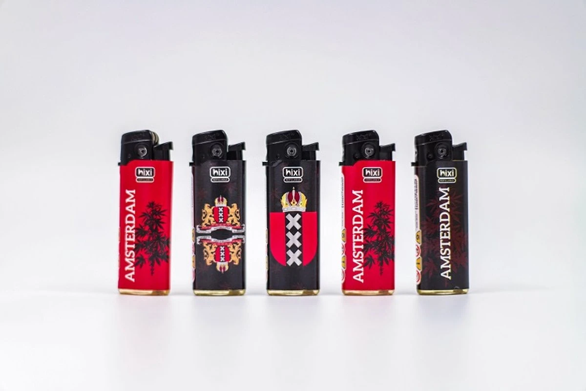 Bixi Mini ' Amsterdam & Leaves' - Briquet Climatiquement Neutre - Briquet - Briquet - Beau Design - Design - Bixi - Le Briquet Climatiquement Neutre - 5 Pièces 1 Bixi Mini ' Amsterdam & Leaves' - Briquet Climatiquement Neutre - Briquet - Briquet - Beau Design - Design - Bixi - Le Briquet Climatiquement Neutre - 5 Pièces