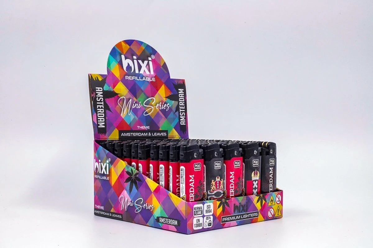 Bixi Mini ' Amsterdam & Leaves' - Briquet Climatiquement Neutre - Briquet - Briquet - Beau Design - Design - Bixi - Le Briquet Climatiquement Neutre - 5 Pièces 2 Bixi Mini ' Amsterdam & Leaves' - Briquet Climatiquement Neutre - Briquet - Briquet - Beau Design - Design - Bixi - Le Briquet Climatiquement Neutre - 5 Pièces – Image 2