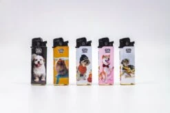 Bixi Mini 'I Love Dogs' - Briquet Climatiquement Neutre - Briquet - Briquet - Beau Design - Design - Bixi - Le Briquet Climatiquement Neutre - 5 Pièces