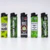 Bixi Classic 'Weed Warnig' - Briquet Climatiquement Neutre - Briquet - Briquet - Beau Design - Design - Bixi - Le Briquet Climatiquement Neutre - 5 Pièces