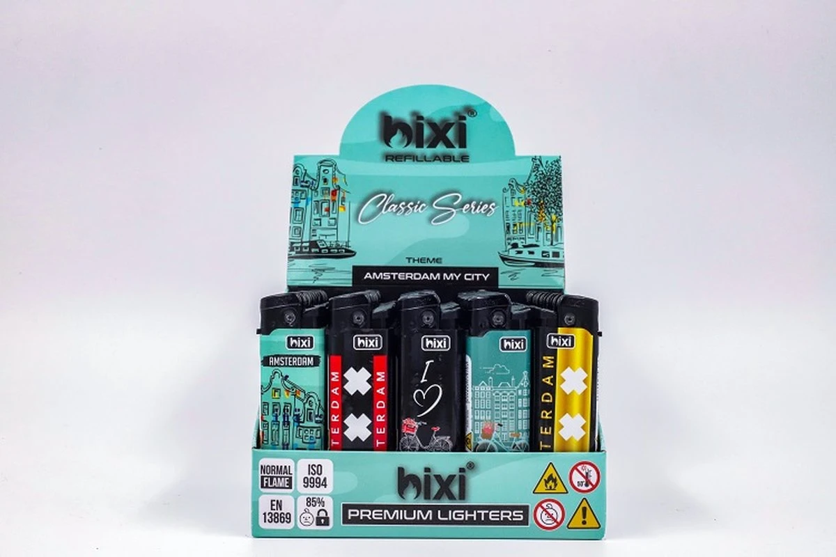 Bixi Mini ' Amsterdam My City' - Briquet Climatiquement Neutre - Briquet - Briquet - Beau Design - Design - Bixi - Le Briquet Climatiquement Neutre - 50 Pièces/présentoir 1 Bixi Mini ' Amsterdam My City' - Briquet Climatiquement Neutre - Briquet - Briquet - Beau Design - Design - Bixi - Le Briquet Climatiquement Neutre - 50 Pièces/présentoir