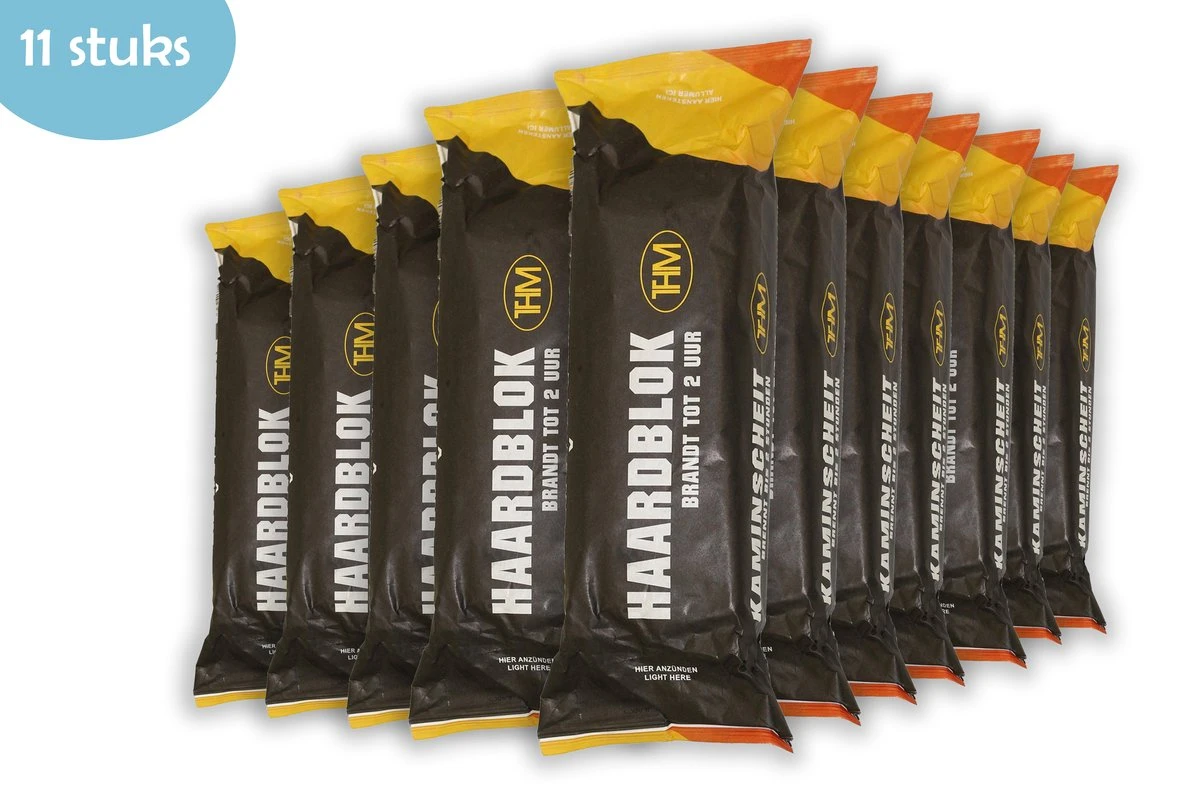 Bloc De Feu De Cheminée - Bloc De Feu 11 Pièces - 2 Heures Par Bloc - Allume-feu Avec 2 Heures De Temps De Combustion - Aides De Cheminées 1 Bloc De Feu De Cheminée - Bloc De Feu 11 Pièces - 2 Heures Par Bloc - Allume-feu Avec 2 Heures De Temps De Combustion - Aides De Cheminées