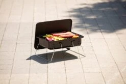 GENERIC - Barbecue à Charbon Portable - 3 Personnes - L.36 X L. 29,4 Cm - Acier émaillé - Grijs - Barbecue De Camping -Grill Feu Maison 1200x800 7