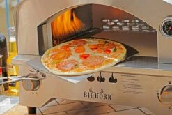 Pelle à Pizza Bighorn Pour BBQ Et Four-Manche Pliant -Coupe-Pizza-Inox -convient Comme Pelle à Pain Et Pelle à Four - SRPT01 -Grill Feu Maison 1200x800 81