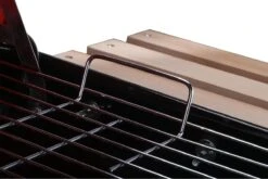 Outsunny Charcoal Grill Grill Chariot Station De Gril Gril Sur Pied Gril Avec Protection Contre Le Vent 3x étagère 846-043 -Grill Feu Maison 1200x801