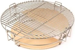Landmann - Kamado - 26 Pouces - Grijs - Modèle De Table - Surface De Cuisson De 57 Cm - Avec Thermomètre - Avec Base Et Poignées - Double Paroi Et Isolé - Oeuf BBQ -Grill Feu Maison 1200x804 1