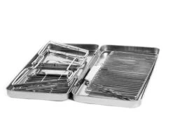 Barbecue Pliable Au Charbon De Bois De United Entertainment - Acier Inoxydable - Avec étui Et Sac De Transport -Grill Feu Maison 1200x804