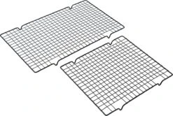 Lot De 2 Grilles De Refroidissement Wowup | Grille De Refroidissement | Grille De Cuisson | Grille à Gâteau | Couleur Argent | Acier Solide | Grille Antiadhésive | Grille Anti-adhérente - Grille Fil | 40 X 25 Cm Et 28 X 25 Cm -Grill Feu Maison 1200x808 10