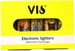 100x Briquets Rechargeables - Unilite - Briquet Clic De Haute Qualité - Avec Monuments Et Impression De Guitare Musicale - Avec 2x Bouteilles De Gaz -Grill Feu Maison 1200x813 8