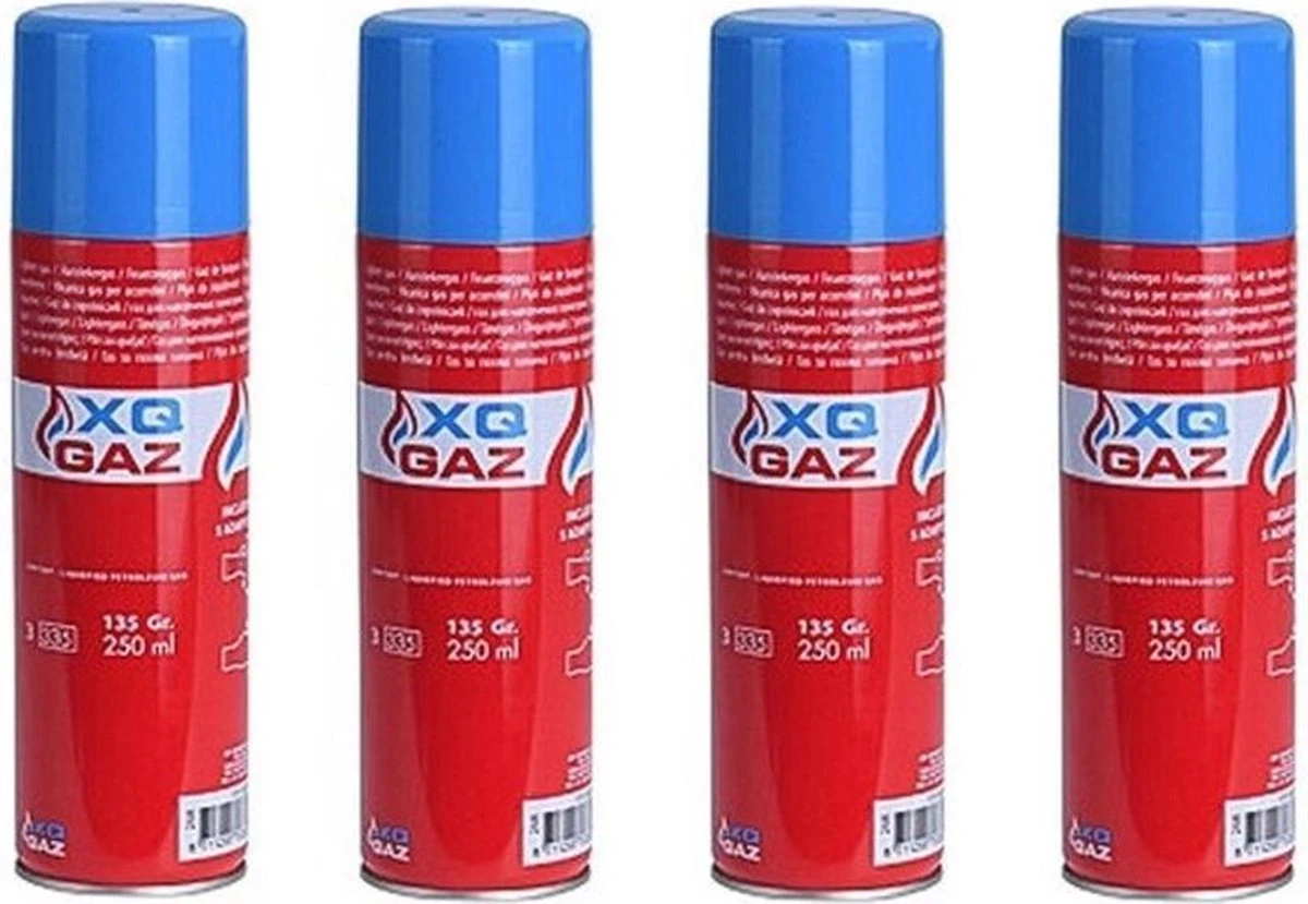 4x Bidons Briquet De Remplissage / Remplissage De Gaz / Bouteille De Gaz Butane - 250 Ml - Remplissage Plus Léger + 5 Adaptateurs 1 4x Bidons Briquet De Remplissage / Remplissage De Gaz / Bouteille De Gaz Butane - 250 Ml - Remplissage Plus Léger + 5 Adaptateurs