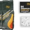 4X Briquettes De Charbon De Bois De 3 KG Avec Allume-feu 64 Pièces - Barbecue - BBQ - 4 Pièces - 12 Kilogrammes De Briquettes