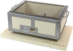 SousVideTools - 16026 - Gril Kasai Konro Medium Large Avec Cadre En Acier Inoxydable - BBQ Hibachi De Style Traditionnel Japonais -Grill Feu Maison 1200x840