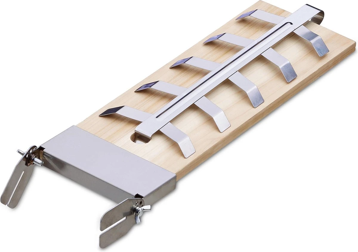 Relaxdays Smoke Board Set De 2 Pièces - Support En Acier Inoxydable - Bois De Cèdre - Planche à Saumon - Barbecue 8 Relaxdays Smoke Board Set De 2 Pièces - Support En Acier Inoxydable - Bois De Cèdre - Planche à Saumon - Barbecue – Image 8