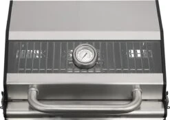 Barbecue à Gaz De Table El Fuego Jesolo - Barbecue Portable - Barbecue De Camping - Acier Inoxydable - Avec Fenêtre De Visualisation - Tuyau De Gaz Inclus -Grill Feu Maison 1200x850 1