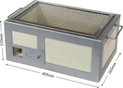 SousVideTools - 16025 - Gril Little Kasai Konro Avec Cadre En Acier Inoxydable - BBQ Hibachi De Style Traditionnel Japonais 10 SousVideTools - 16025 - Gril Little Kasai Konro Avec Cadre En Acier Inoxydable - BBQ Hibachi De Style Traditionnel Japonais -Grill Feu Maison 1200x858