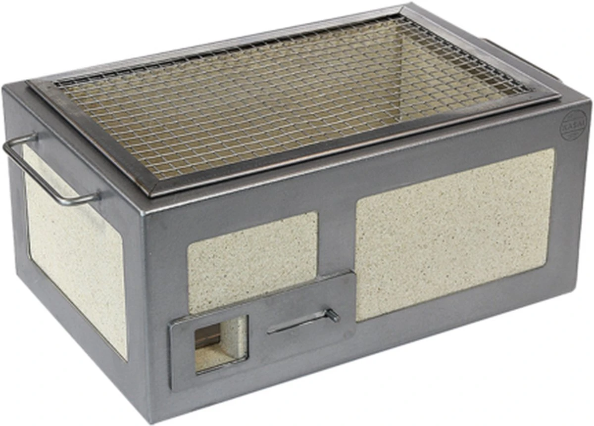 SousVideTools - 16075 - Gril Nano Pro Kasai Konro Avec Cadre En Acier Inoxydable - BBQ Hibachi De Style Japonais Traditionnel 6 SousVideTools - 16075 - Gril Nano Pro Kasai Konro Avec Cadre En Acier Inoxydable - BBQ Hibachi De Style Japonais Traditionnel – Image 6