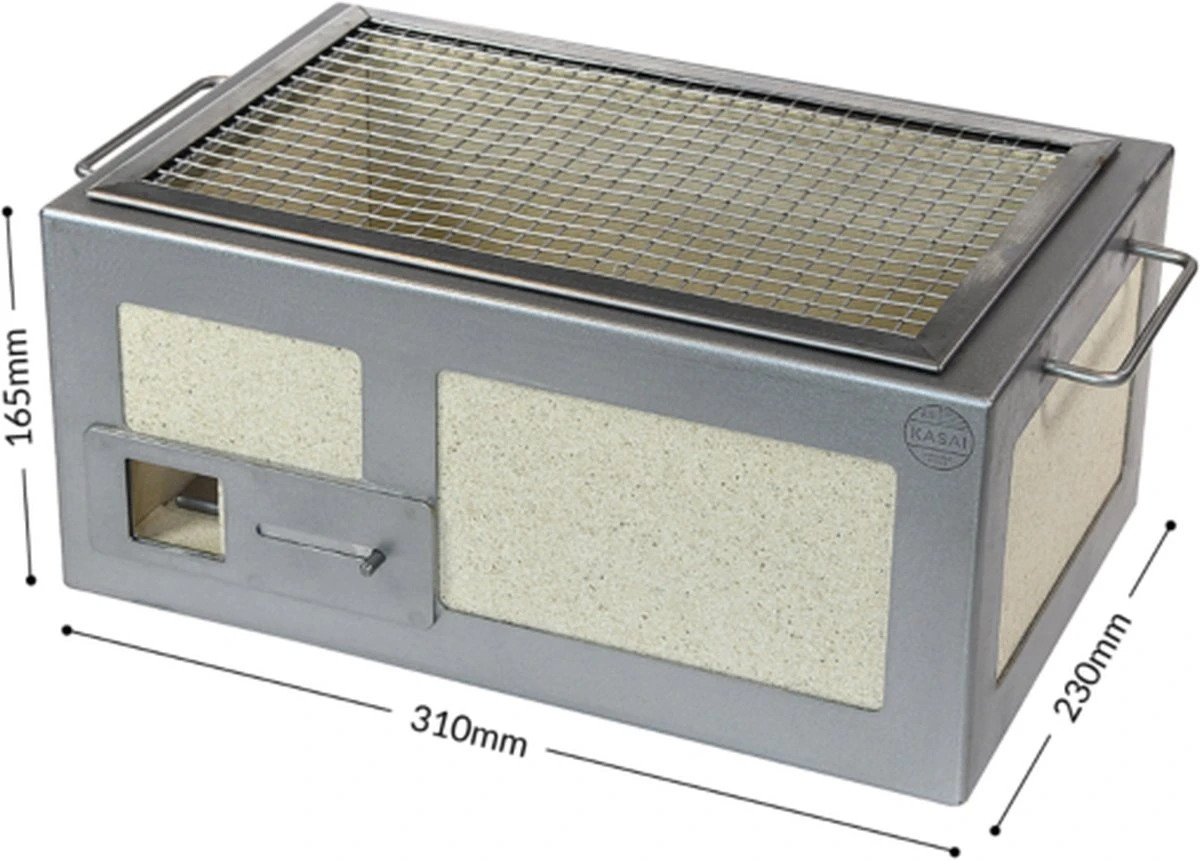 SousVideTools - 16075 - Gril Nano Pro Kasai Konro Avec Cadre En Acier Inoxydable - BBQ Hibachi De Style Japonais Traditionnel 8 SousVideTools - 16075 - Gril Nano Pro Kasai Konro Avec Cadre En Acier Inoxydable - BBQ Hibachi De Style Japonais Traditionnel – Image 8