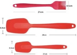 Clins D'oeil | Set De 5 Spatules En Siliconen | Rose Pastel | Cuisine, Pâtisserie, Aide De Cuisine, Cuillère -Grill Feu Maison 1200x862 1