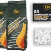 Briquettes De Charbon De Bois De 4 KG Avec Allume-feu 64 Pièces - Barbecue - BBQ - 4x 2 = 8KG Pièces