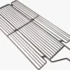 Grille De Grill Pliante En Acier Inoxydable Auspit 680 Mm X 330 Mm Avec Pince