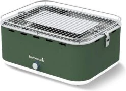 Barbecook Carlo - Barbecue Au Charbon De Bois - Barbecue De Table - Sac De Transport - Compact - Ventilateur - 38,5 X 28,5 Cm - 6 P. - Armée Verte -Grill Feu Maison 1200x866