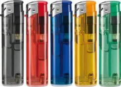 Click Lighters - 100 Pièces - Briquet électronique Unilite - Briquet Rechargeable + 2 Bouteilles De Gaz Gratuites -Grill Feu Maison 1200x867 3