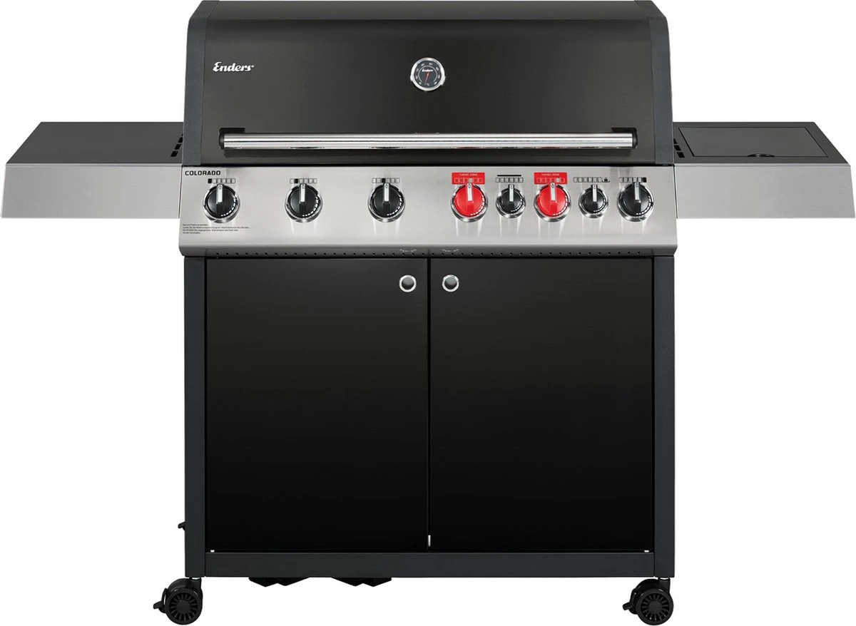 Barbecue à Gaz Enders Colorado 6 IK Turbo II - Zwart - 61 Kg - Barbecue à Gaz - Gaz - Barbecue - Surface De Cuisson 94×43 Cm 5 Barbecue à Gaz Enders Colorado 6 IK Turbo II - Zwart - 61 Kg - Barbecue à Gaz - Gaz - Barbecue - Surface De Cuisson 94×43 Cm – Image 5
