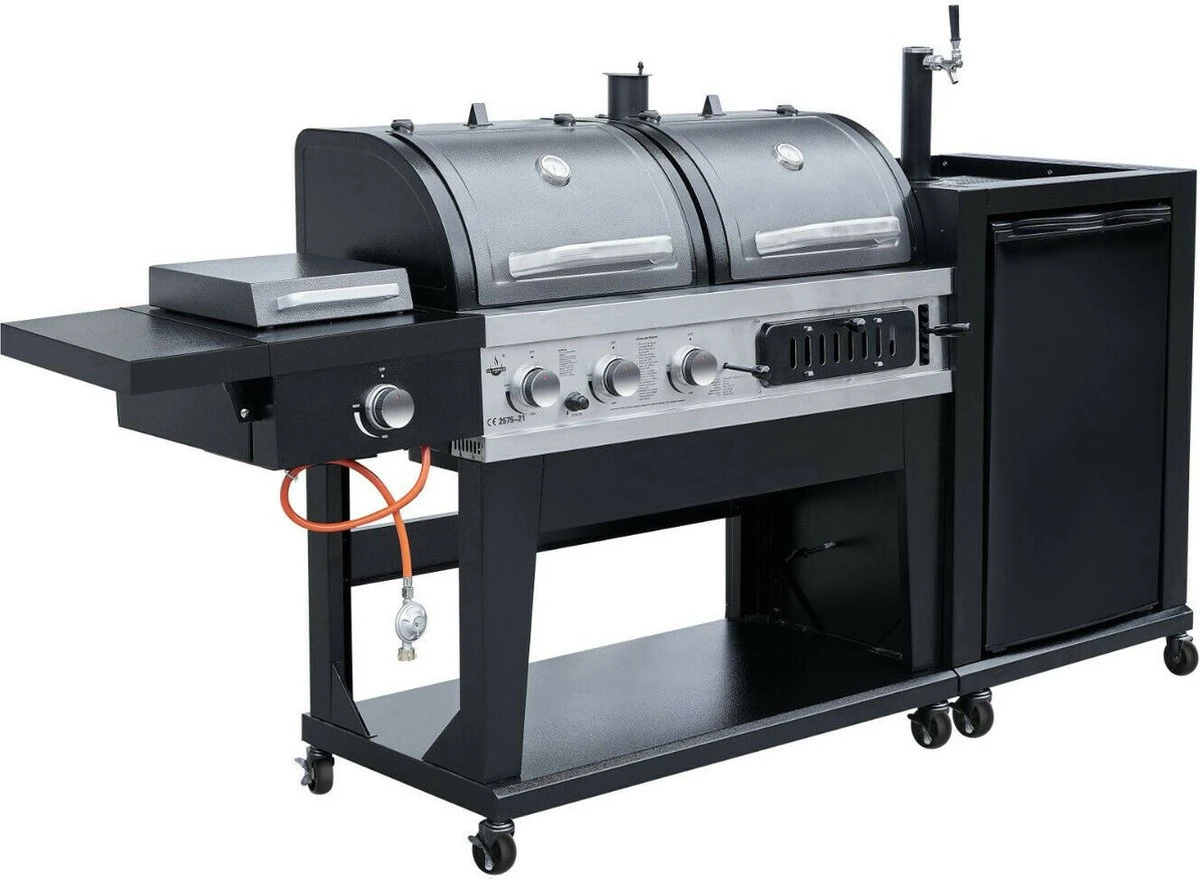 Barbecue Combiné El Fuego 3 En 1 Avec Système De Robinet - Cuisine Extérieure - 146 Kg - Grilles En Fonte - Barbecue - Barbecue 1 Barbecue Combiné El Fuego 3 En 1 Avec Système De Robinet - Cuisine Extérieure - 146 Kg - Grilles En Fonte - Barbecue - Barbecue