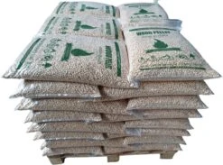 HERMANN PELLET MEISTER - Granulés Pour Poêle à Granulés - 3015KG (3 Palettes) - Granulés De Bois - Granulés De Bois 8mm - Chauffage Granulés De Bois - Classe A1 - Wood D'Acacia