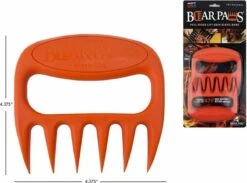 Paws' Ours The Original - Oranje - Griffes De Viande - Griffes De Porc Effiloché -Grill Feu Maison 1200x891 3