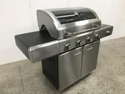 Paralux - Barbecue à Gaz 4 Brûleurs - Acier Inoxydable Avec Grilles En Fonte - Incl. Brûleur Latéral Et Plaque De Cuisson En Fonte -Grill Feu Maison 1200x899 10
