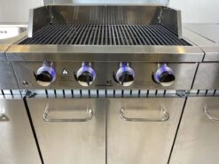 Paralux Barbecue à Gaz Cuisine D'Extérieur - 4 Brûleurs - Incl. Brûleur Latéral - Évier + Robinet - Grille En Fonte - Eclairage LED -Grill Feu Maison 1200x899 13