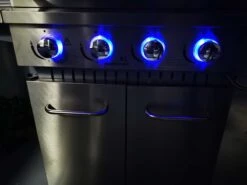 Paralux Barbecue à Gaz Cuisine D'Extérieur - 4 Brûleurs - Incl. Brûleur Latéral - Évier + Robinet - Grille En Fonte - Eclairage LED -Grill Feu Maison 1200x899 15