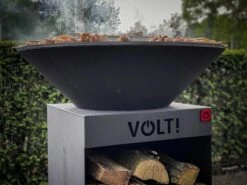 VOLT! Barbecue Dutch Fire Bowl - Brasero Avec Rangement Pour Bois Pour Extérieur - Cuisine D'extérieur - Plaque De Gril - Plancha Barbecue - Grille De Gril - Anneau De Gril -Grill Feu Maison 1200x899 33