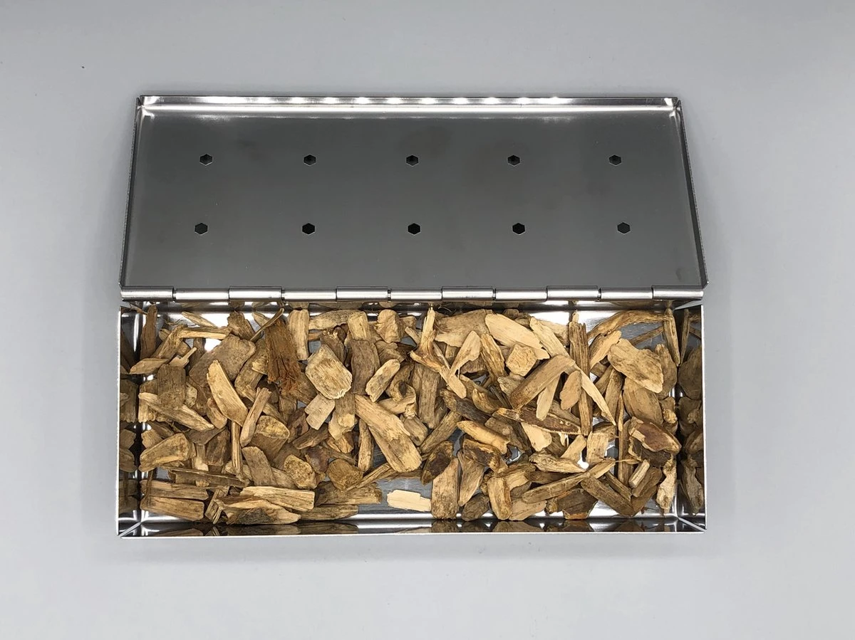 Boîte à Fumer / Boîte à Fumée / Acier Inoxydable / BBQ / Plateau à Fumer 2 Boîte à Fumer / Boîte à Fumée / Acier Inoxydable / BBQ / Plateau à Fumer – Image 2