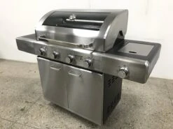 Paralux - Barbecue à Gaz 4 Brûleurs - Acier Inoxydable Avec Grilles En Fonte - Incl. Brûleur Latéral Et Plaque De Cuisson En Fonte -Grill Feu Maison 1200x899 5
