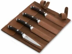 Burnhard Couteau Avec Manche En Bois Pakka Couteaux à Steak 4 Pièces