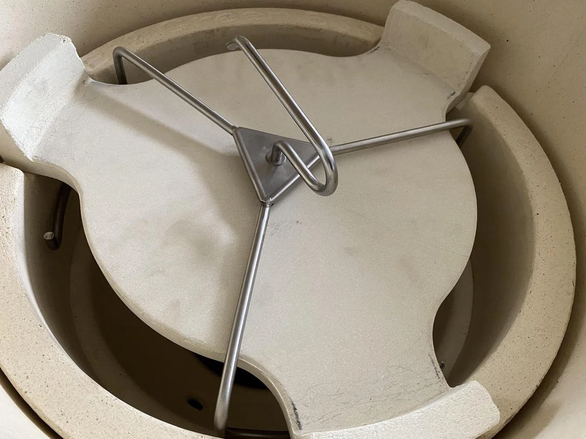 Set De Pose D'assiettes / Déflecteur De Chaleur Avec Poussoir Pour Grand Barbecue Kamado Ø 46 CM 13 Set De Pose D'assiettes / Déflecteur De Chaleur Avec Poussoir Pour Grand Barbecue Kamado Ø 46 CM – Image 13