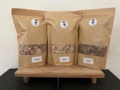 Copeaux De Fumée / Bois De Fumée / BBQ / Copeaux De Fumée / Trois Types De Pommes Cerises Et Hêtre / 1600 G