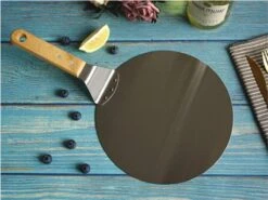 Pelle à Pizza Ronde En Acier Inoxydable Pour Barbecue Ou Four - Manche En Bois 25cm Pelle à Pizza - Spatule à Pizza - Spatule - Pelle à Gâteau -Grill Feu Maison 1200x900 23