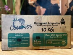 Briquettes De Noix De Coco 10 KG - Briquettes Hexagonales - Briquettes De Noix De Coco - BBQ -Grill Feu Maison 1200x900 54