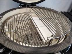 Evolve Advanced Solo - Barbecue Kamado 24" / 61 CM / XXL - Sans Base Ni Tables D'appoint - Accessoires Gratuits Inclus - Parois En Céramique - Forme D'oeuf - Chaleur Directe + Chaleur Indirecte - Ventilation Professionnelle - Thermomètre Intelligent -Grill Feu Maison 1200x901 7