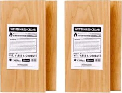 Smokin' Flavours | Planche à Fumer | Bois De Cèdre | 15 Cm I 4 Pièces | Bois De Fumage -Grill Feu Maison 1200x912