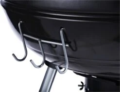 Outsunny Gril Chariot Charbon De Bois Pique-nique Gril Barbecue Avec Récupérateur De Cendres Métal Rond 846-021 -Grill Feu Maison 1200x916