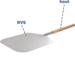 BIKO - Pelle à Pizza De Luxe XL Pour BBQ Ou Four - Spatule à Pizza - Bois - Acier Inoxydable - -Grill Feu Maison 1200x917 1